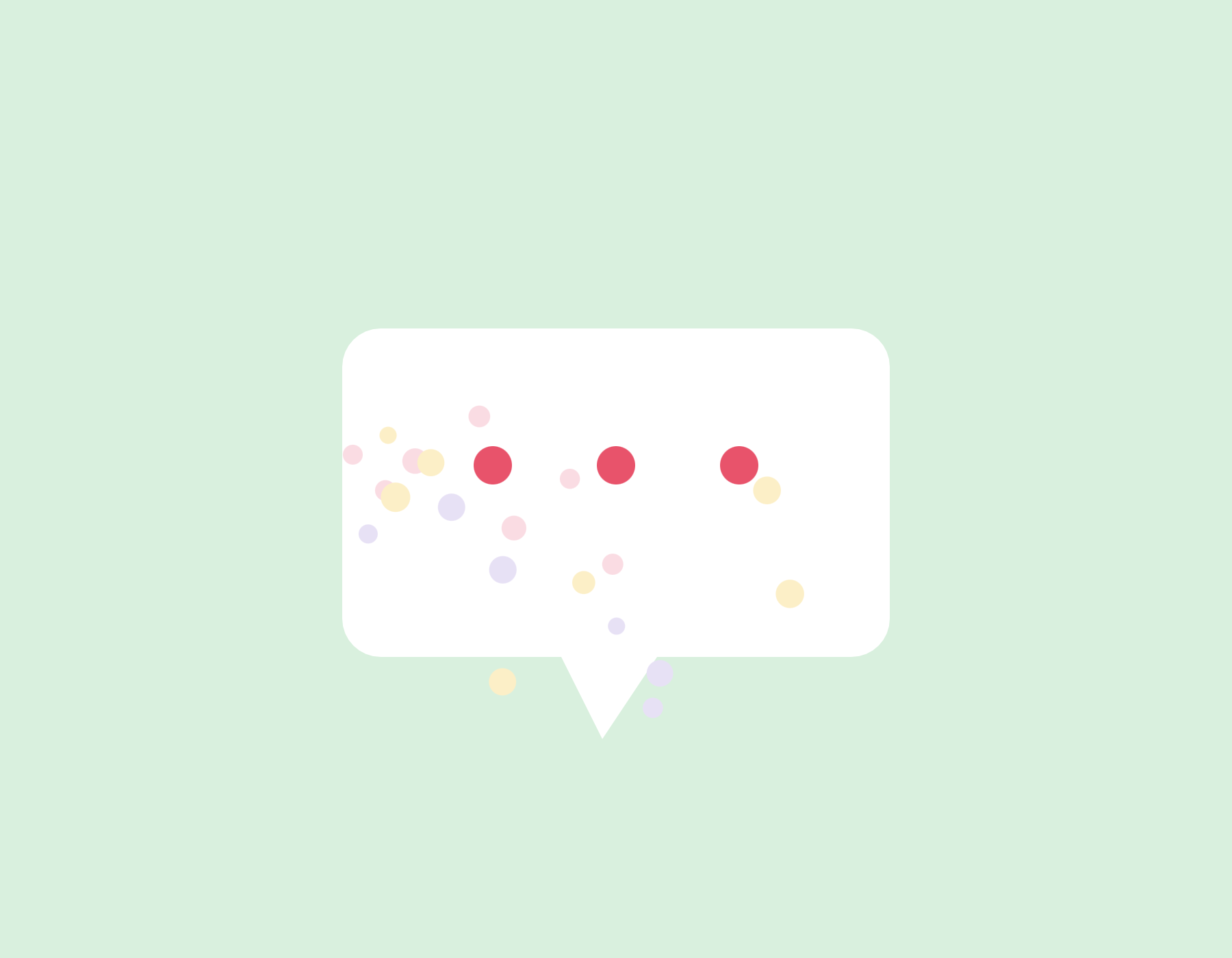 Illustrated speech bubble with a whisk, representing getting in touch with Whisking Wonders
