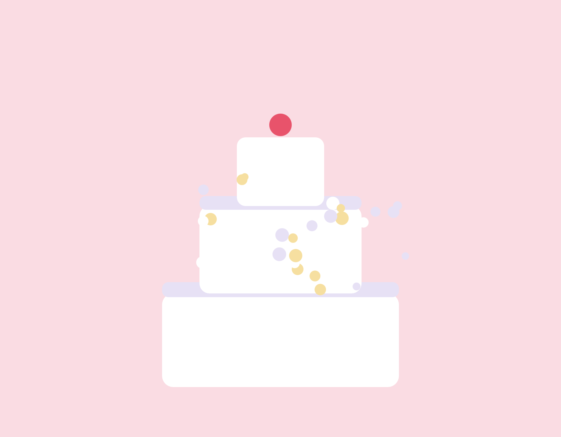 Eggless multi-tier wedding cake made for the same customer's wedding, Whisking Wonders